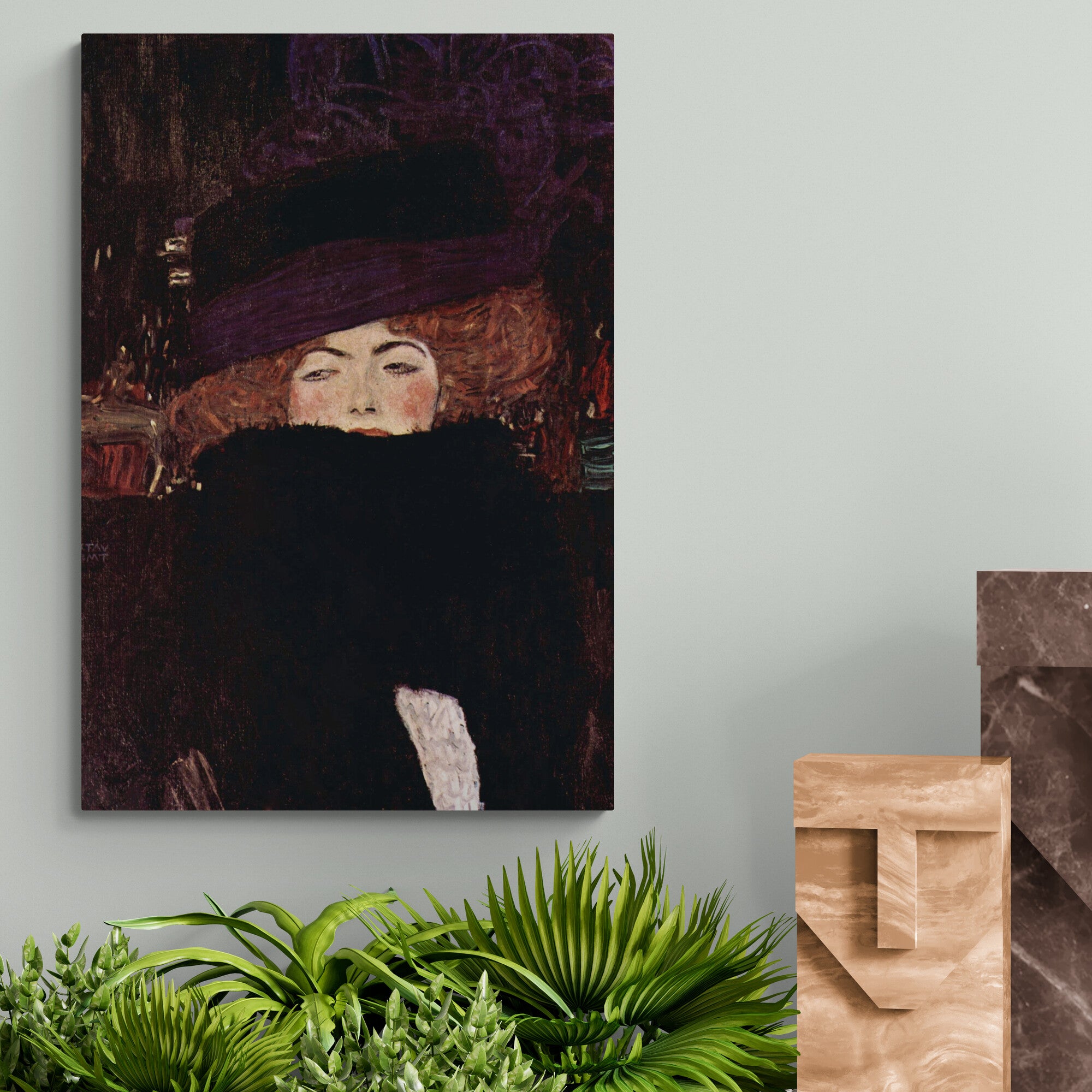 Gustav Klimt - Art Nouveau Wall Art - Exhibition Poster - Set of 3 Prints - Canvas Wall Art Framed Prints - Various Sizes