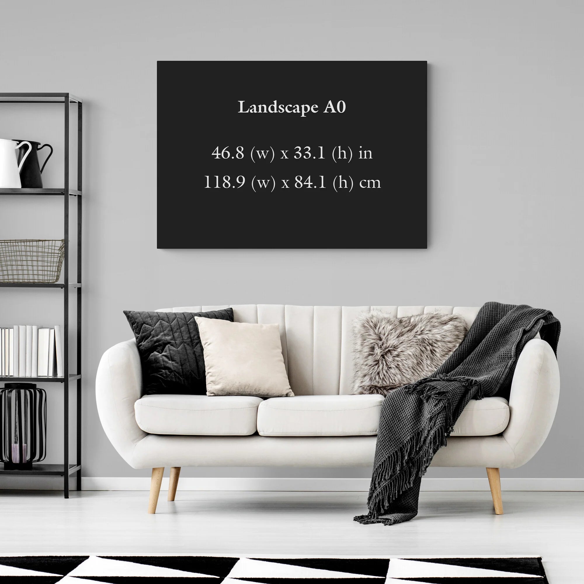 Custom A0 (46.8 x 33.1in / 118.9 x 84.1cm) - Wall Art Photo Poster Print