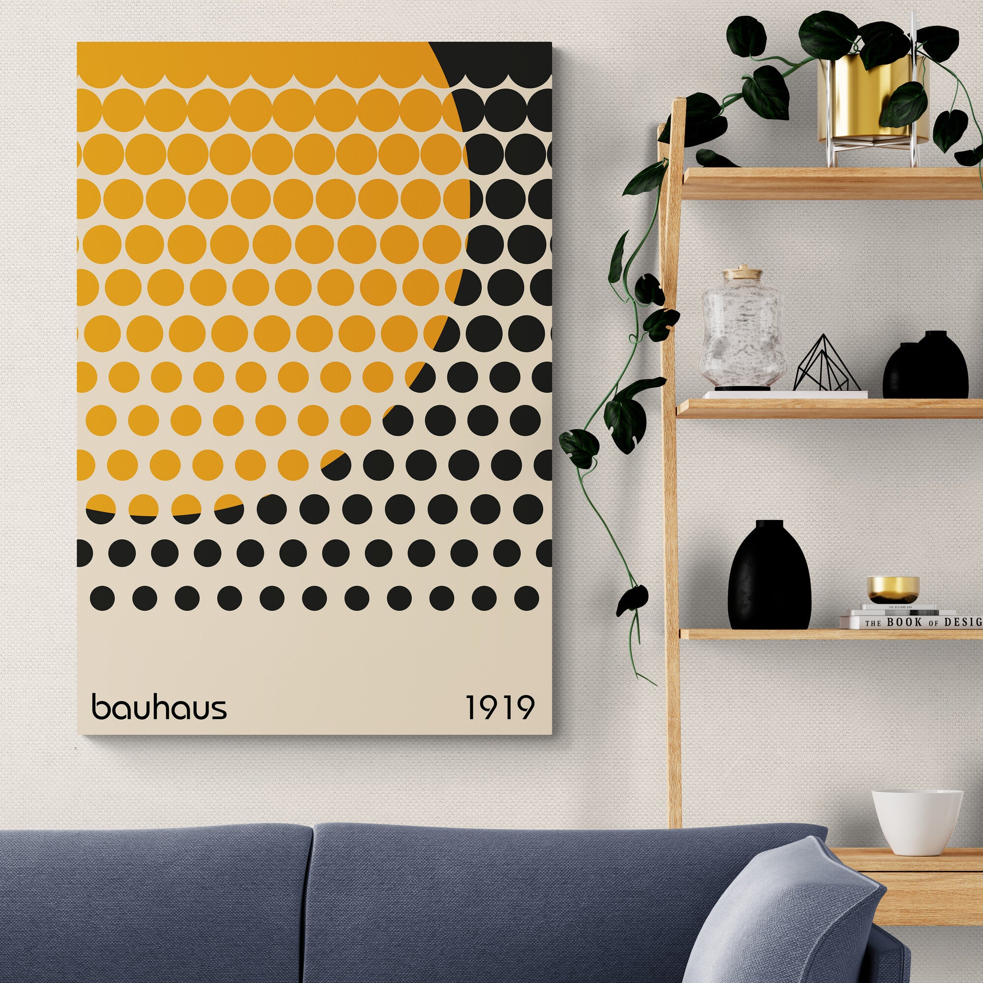 Bauhaus Wall Art - Bauhaus Print - Exhibition Poster - Set of 3 Prints - Canvas Wall Art Framed Prints - Various Sizes