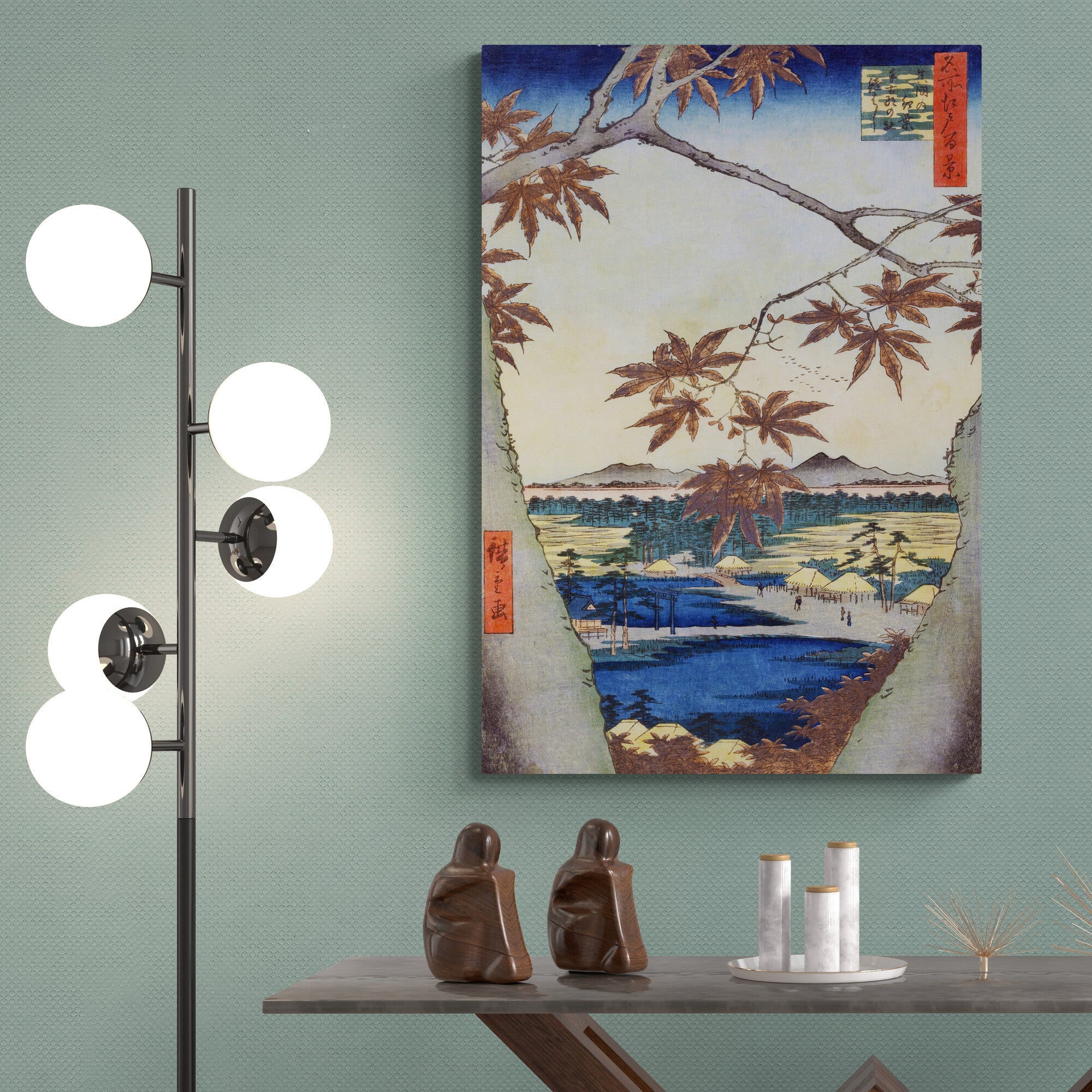 Utagawa Hiroshige - Japanese Wall Art - Landscapes Paintings - Set of 3 Prints - Canvas Wall Art Framed Prints - Various Sizes