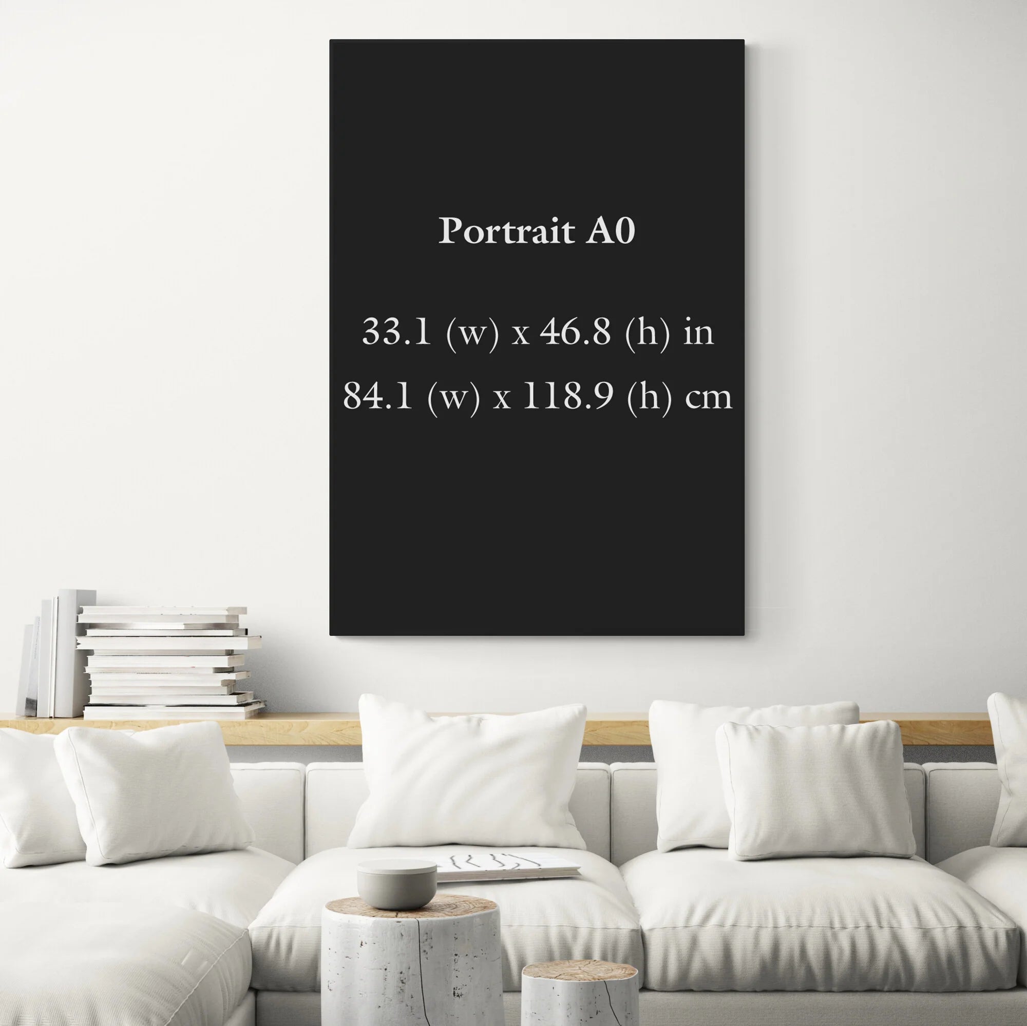 Custom A0 (46.8 x 33.1in / 118.9 x 84.1cm) - Wall Art Photo Poster Print