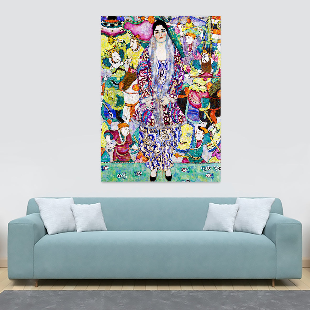 Portrait of Friederike Maria Beer - Wall Art by Gustav Klimt (1916) - Canvas Wall Art Framed Print - Various Sizes