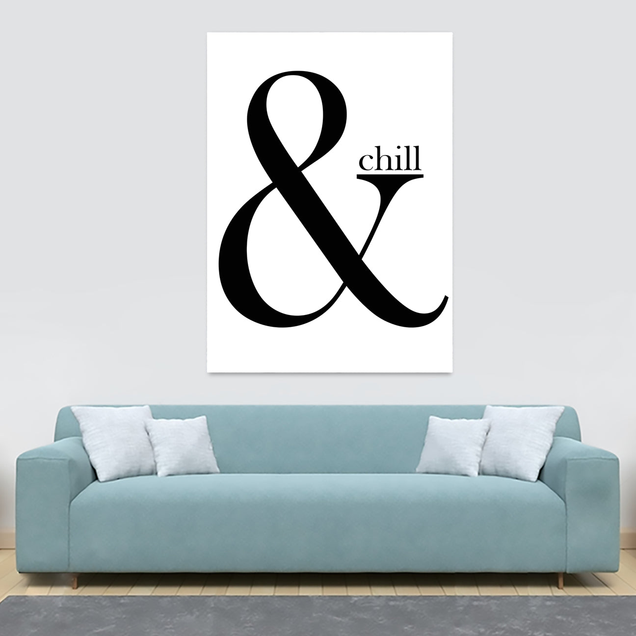 & Relax - Home Décor Wall Art - Canvas Wall Art Framed Print - Various Sizes