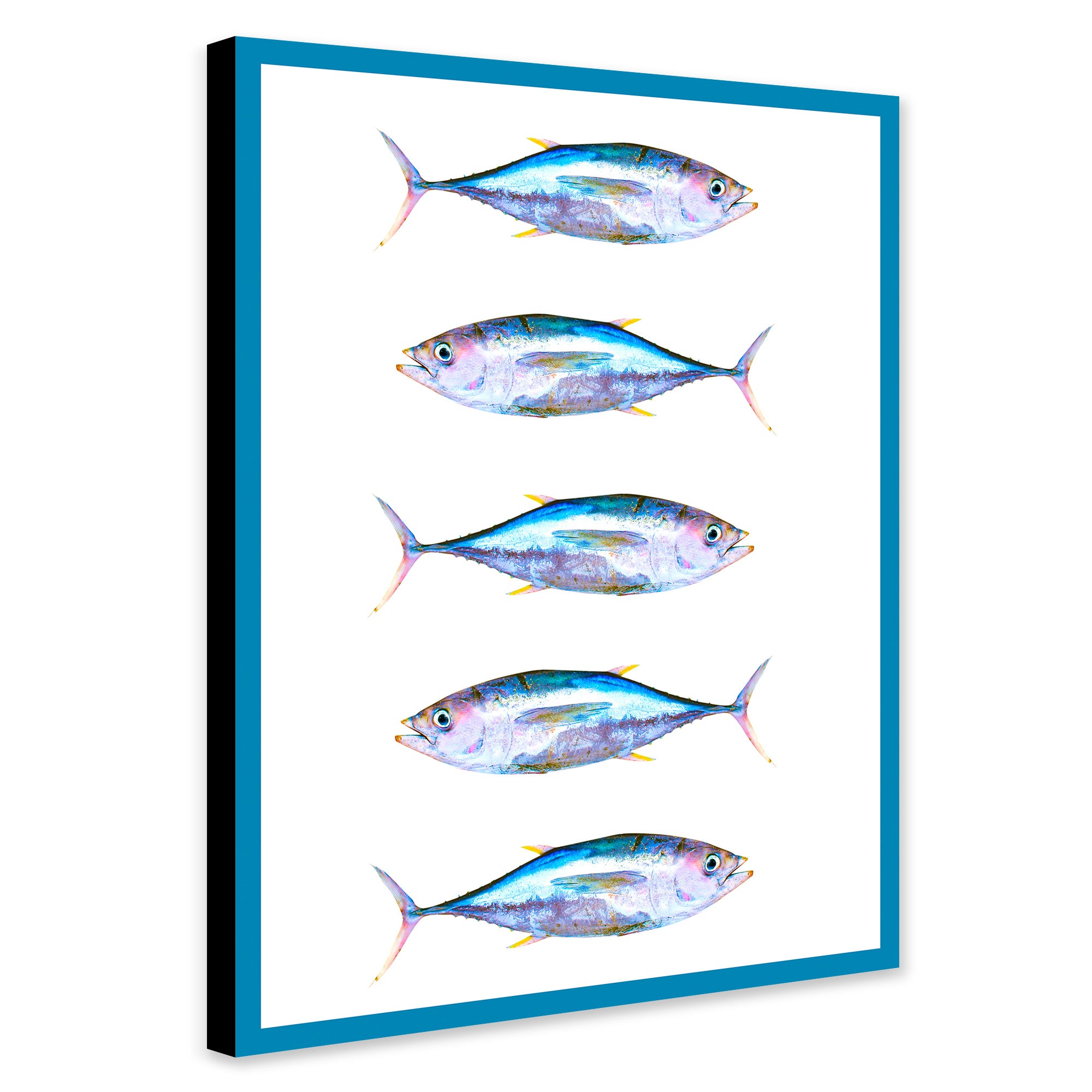 Tuna Fish - Kitchen Wall Art - Canvas Wall Art Framed Print - Various Sizes