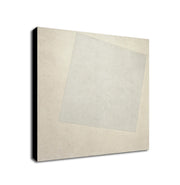 White On White by Kazimir Malevich 1918 - Framed Canvas Wall Art Print - Various Sizes