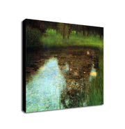 The Swamp by Gustav Klimt 1900 - Framed Canvas Wall Art Print - Various Sizes