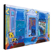 Window Opening on Nice - Wall Art by Raoul Dufy - Canvas Wall Art Framed Print - Various Sizes