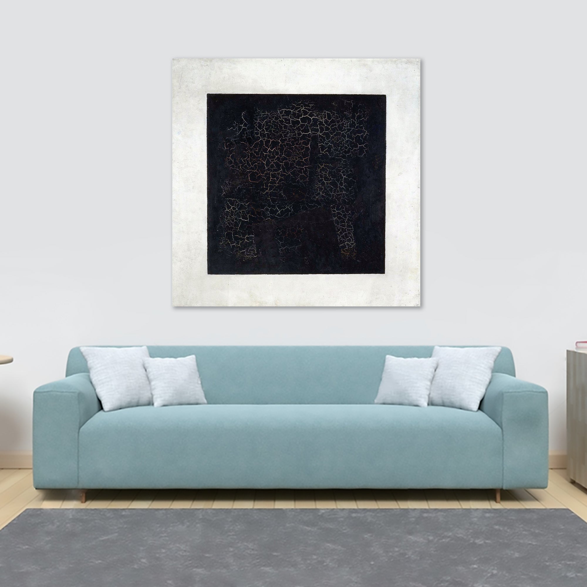 Black Square by Kazimir Malevich 1915 - Framed Canvas Wall Art Print - Various Sizes