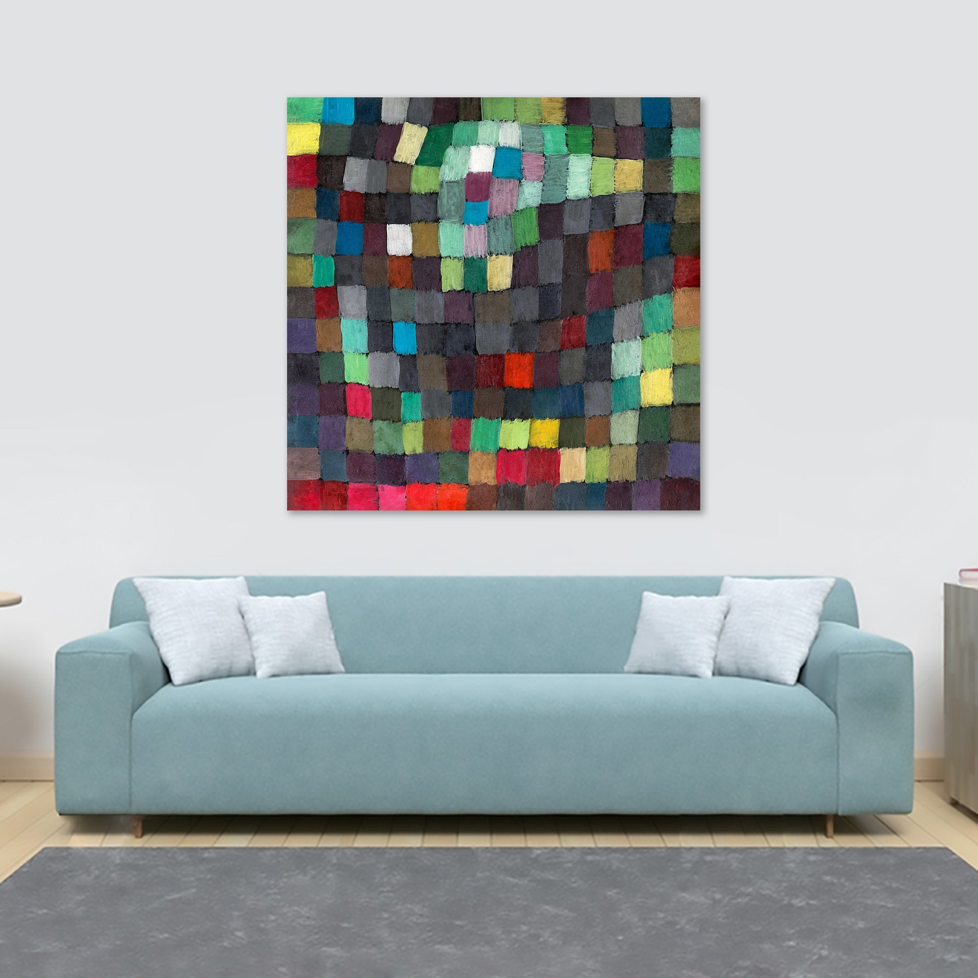 May Picture - Abstract Wall Art by Paul Klee - Canvas Framed Wall Art Print - Various Sizes