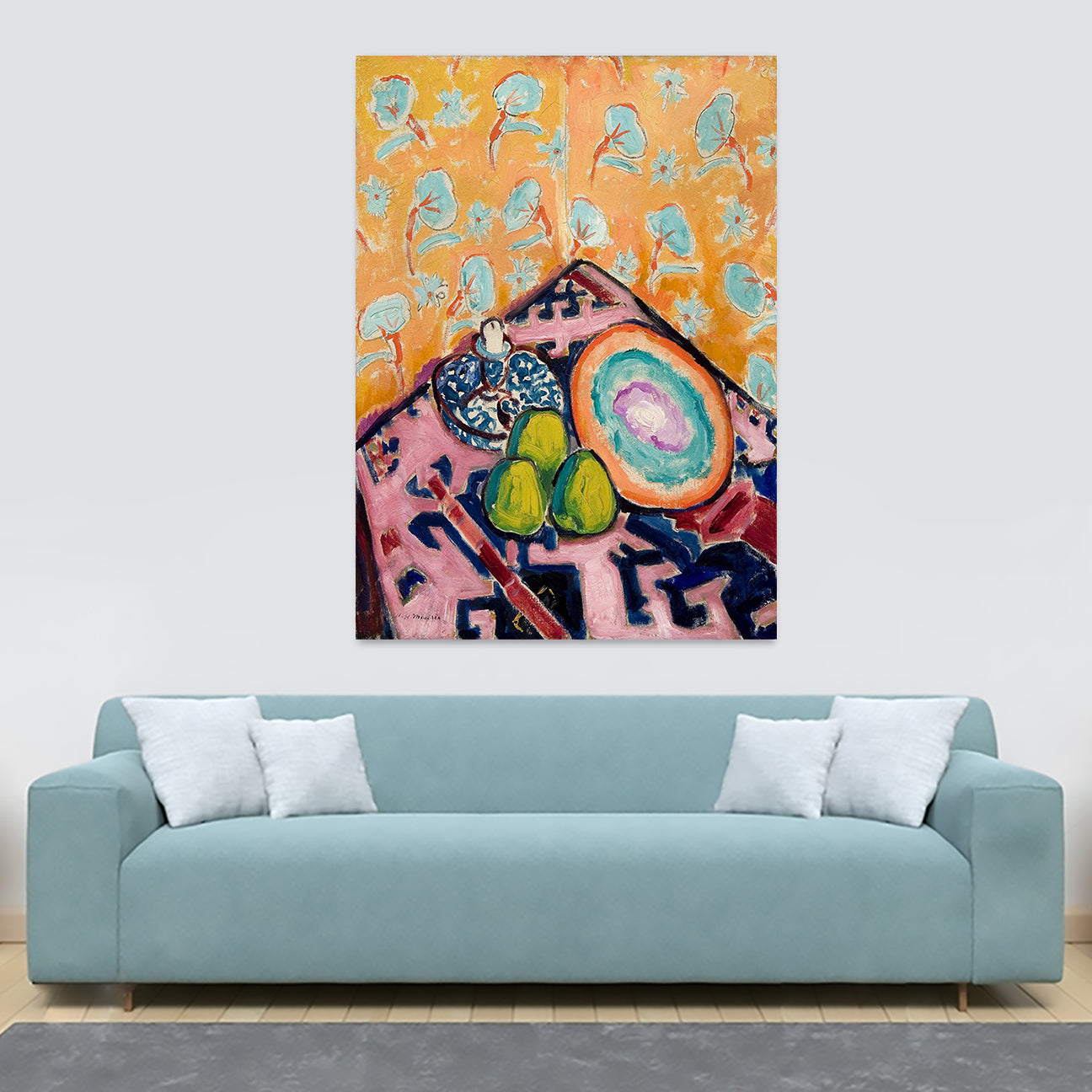 Still Life by Alfred Henry Maurer Kitchen Wall Art - Canvas Wall Art Framed Print - Various Sizes