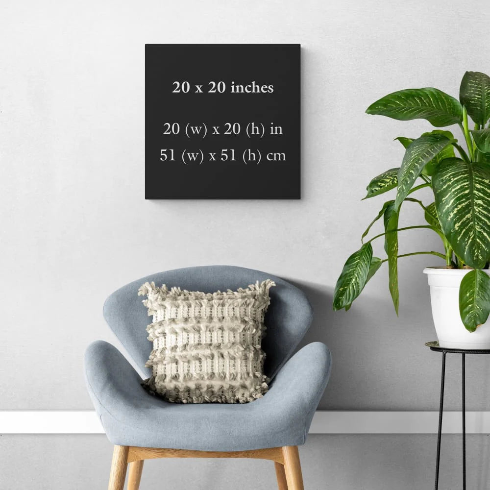 Custom 20x20 inches (51x51cm) - Wall Art Wrapped Frame Canvas Print