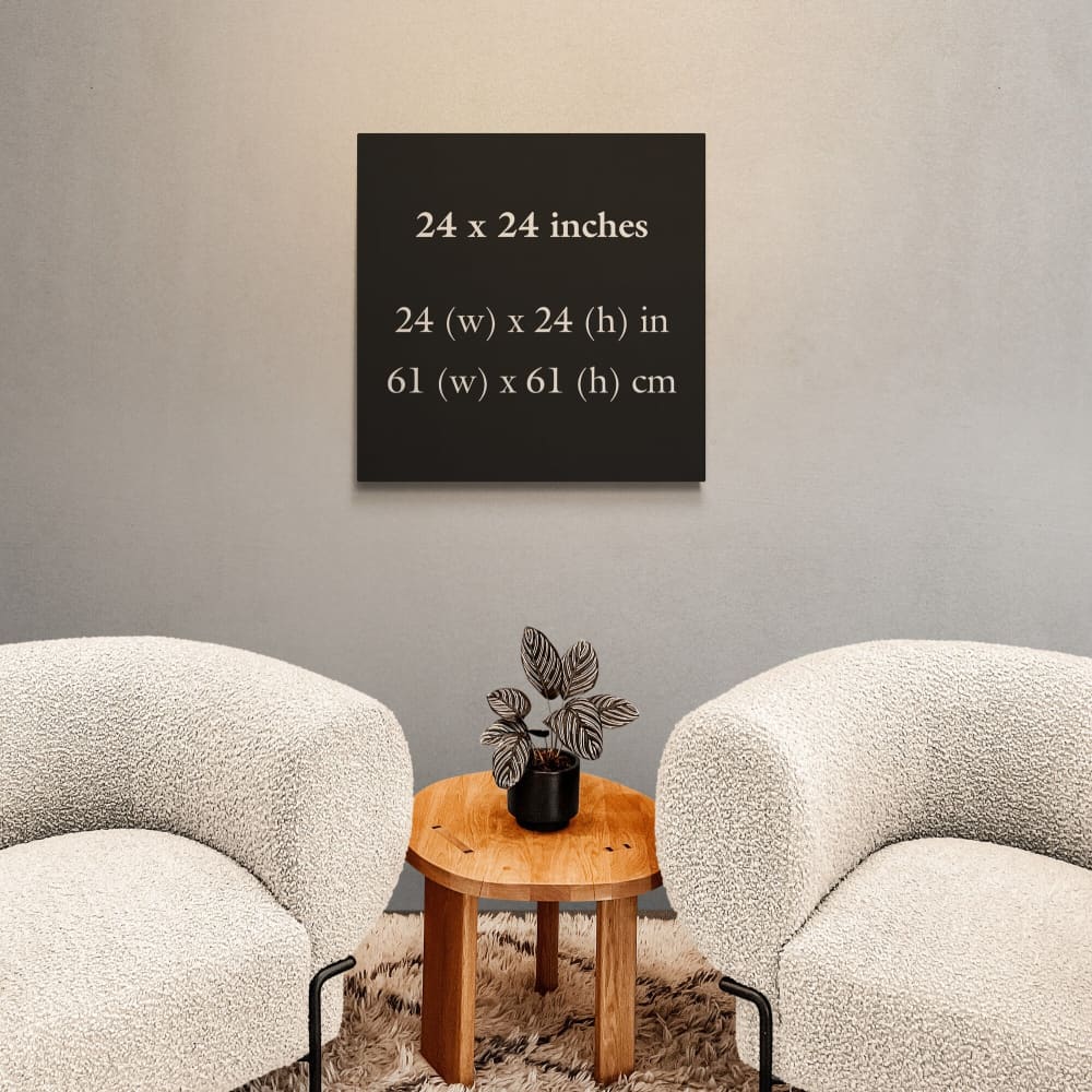 Custom 24x24 inches (61x61cm) - Wall Art Wrapped Frame Canvas Print