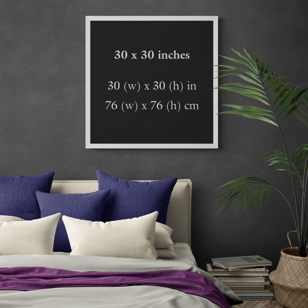 Custom 30x30 inches (76x76cm) - Wall Art Photo Poster Print
