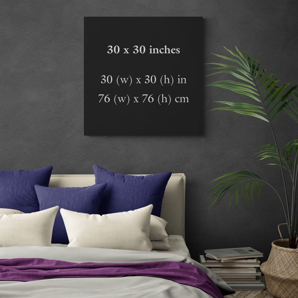 Custom 30x30 inches (76x76cm) - Wall Art Wrapped Frame Canvas Print