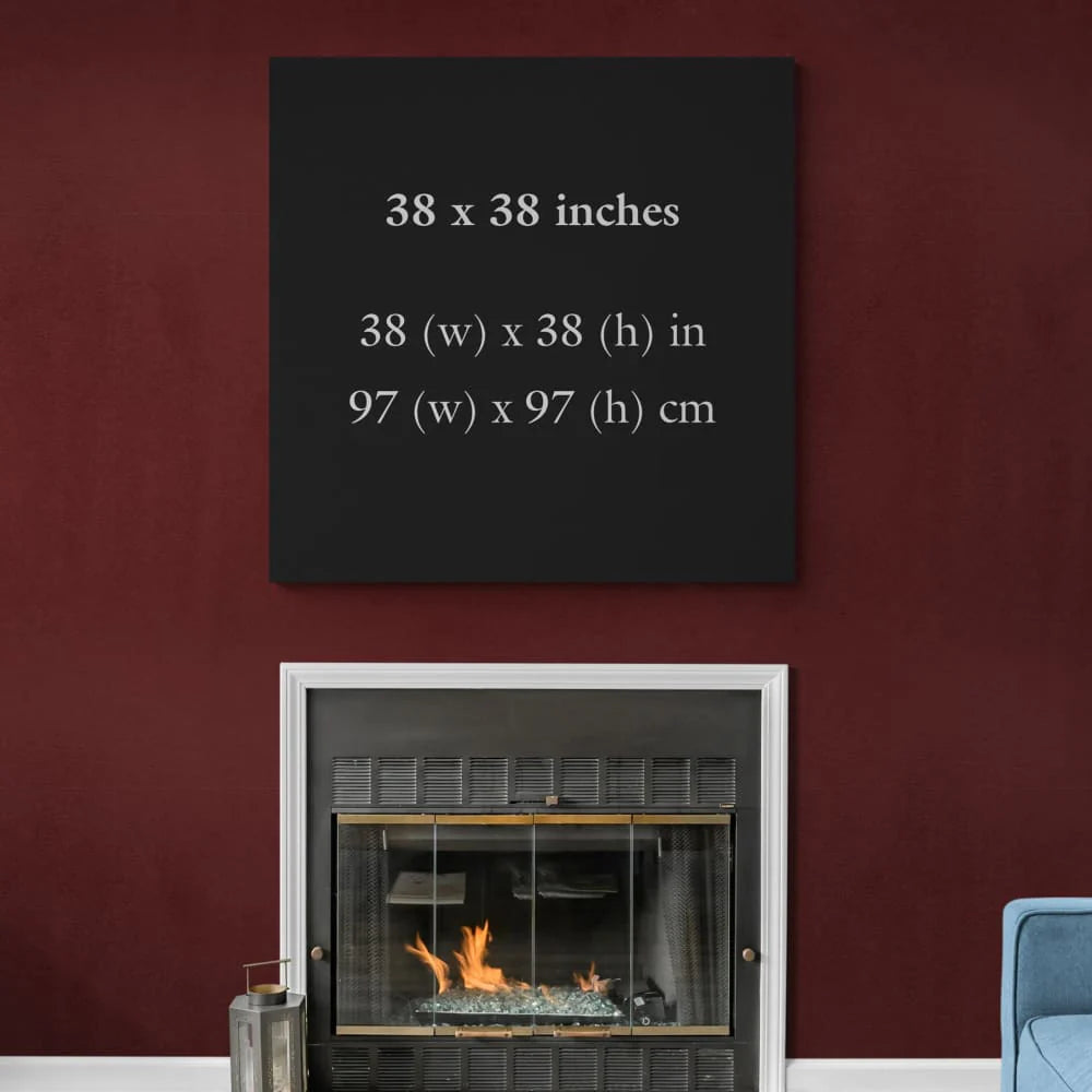 Custom 38x38 inches (97x97cm) - Wall Art Wrapped Frame Canvas Print