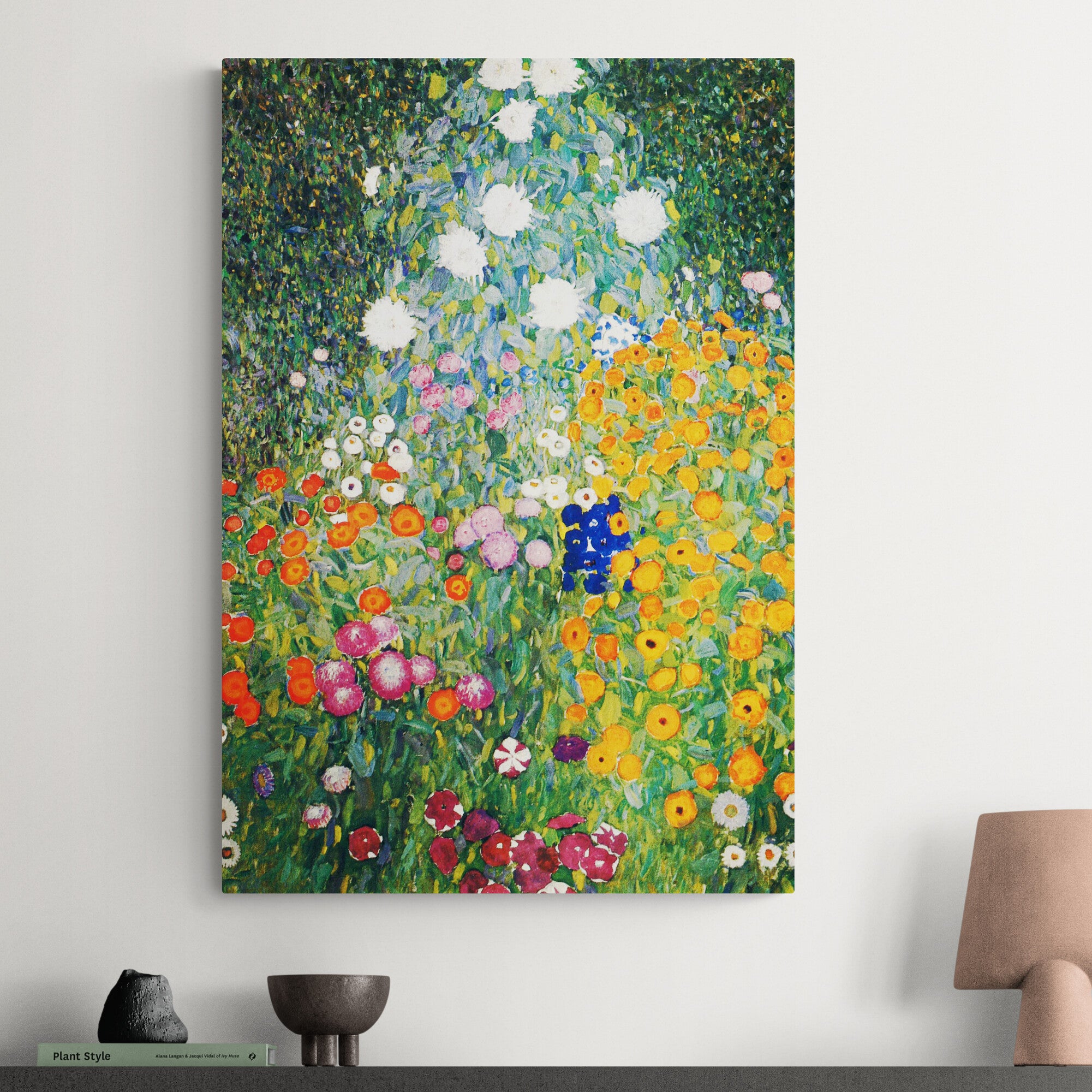 Gustav Klimt Botanical Art - Set Of 3 Detailed Prints - Canvas Wall Art Framed Prints - Various Sizes