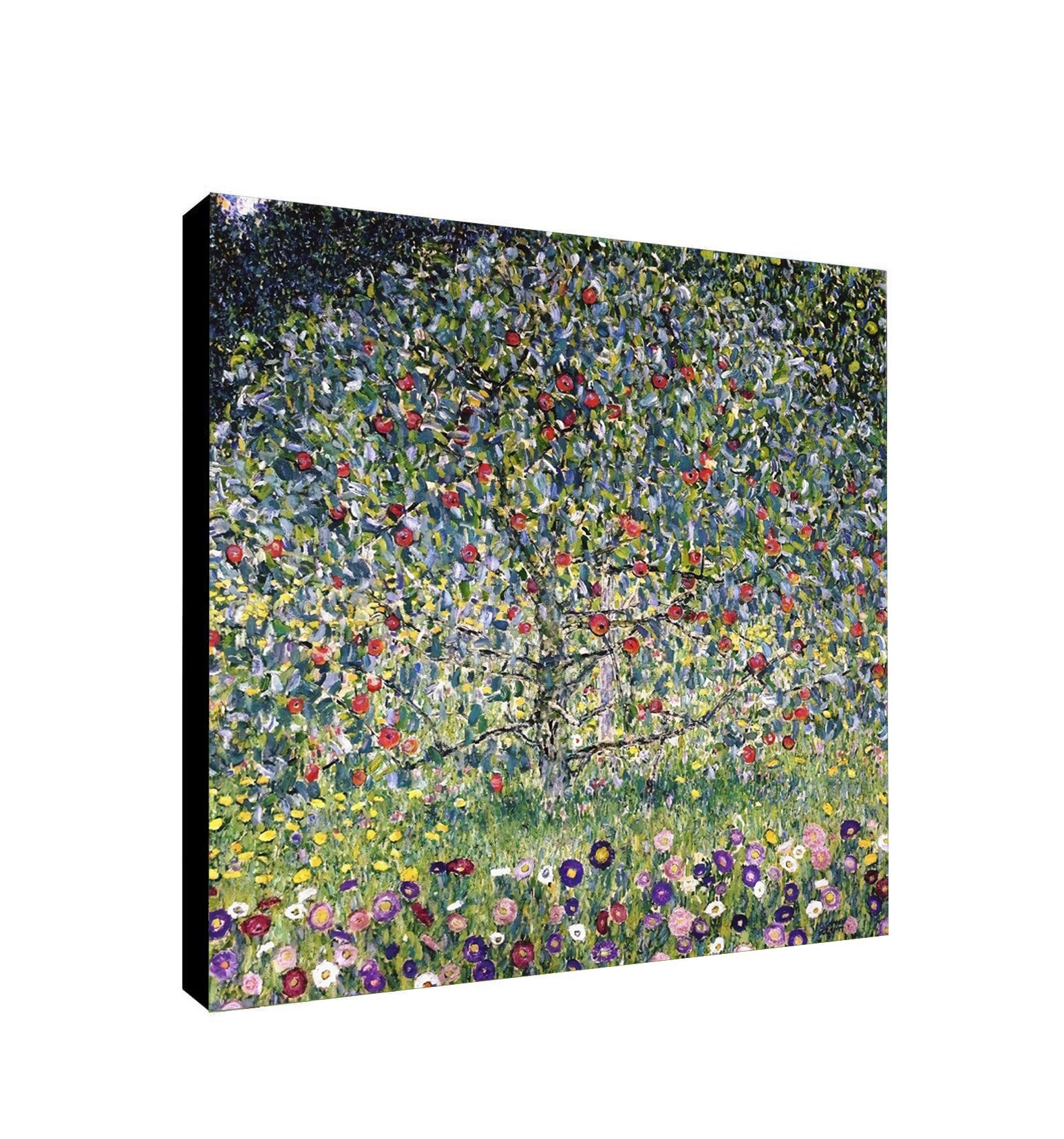 Apple Tree By Gustav Klimt - Framed Canvas Wall Art Print - Various Sizes