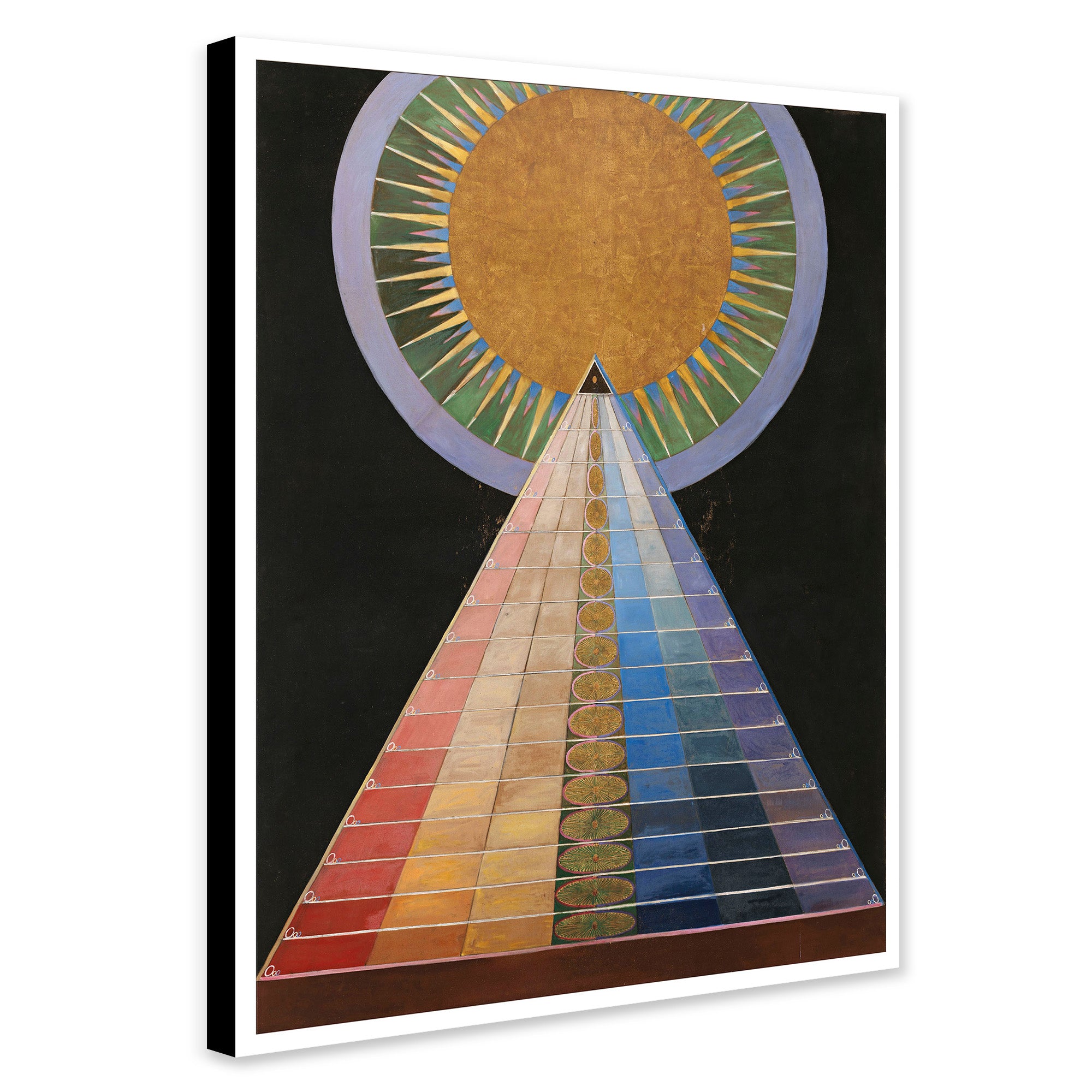 Hilma af Klint - Altarpiece Abstract Wall Art - Canvas Wall Art Framed Print - Various Sizes