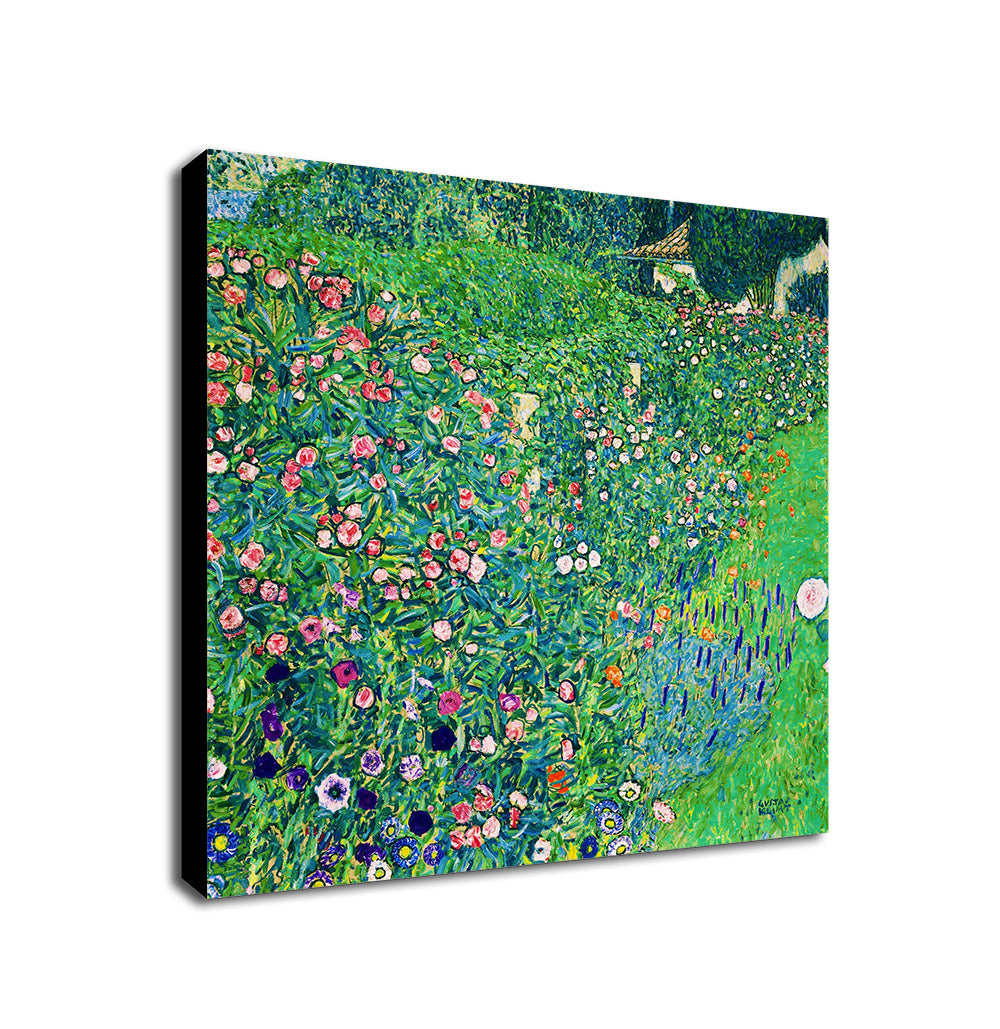 Italian Horticultural Landscape by Gustav Klimt - Framed Canvas Wall Art Print - Various Sizes