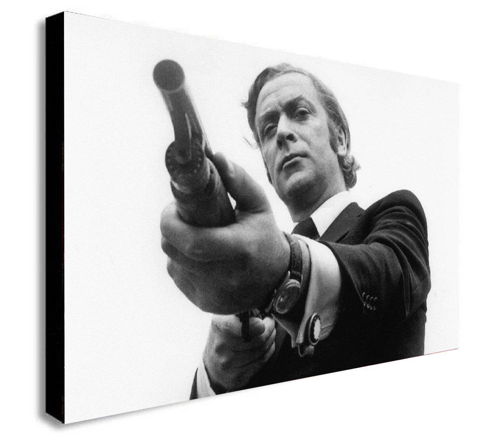 Michael Caine - Get Carter - Canvas Wall Art Framed Print - Various Sizes