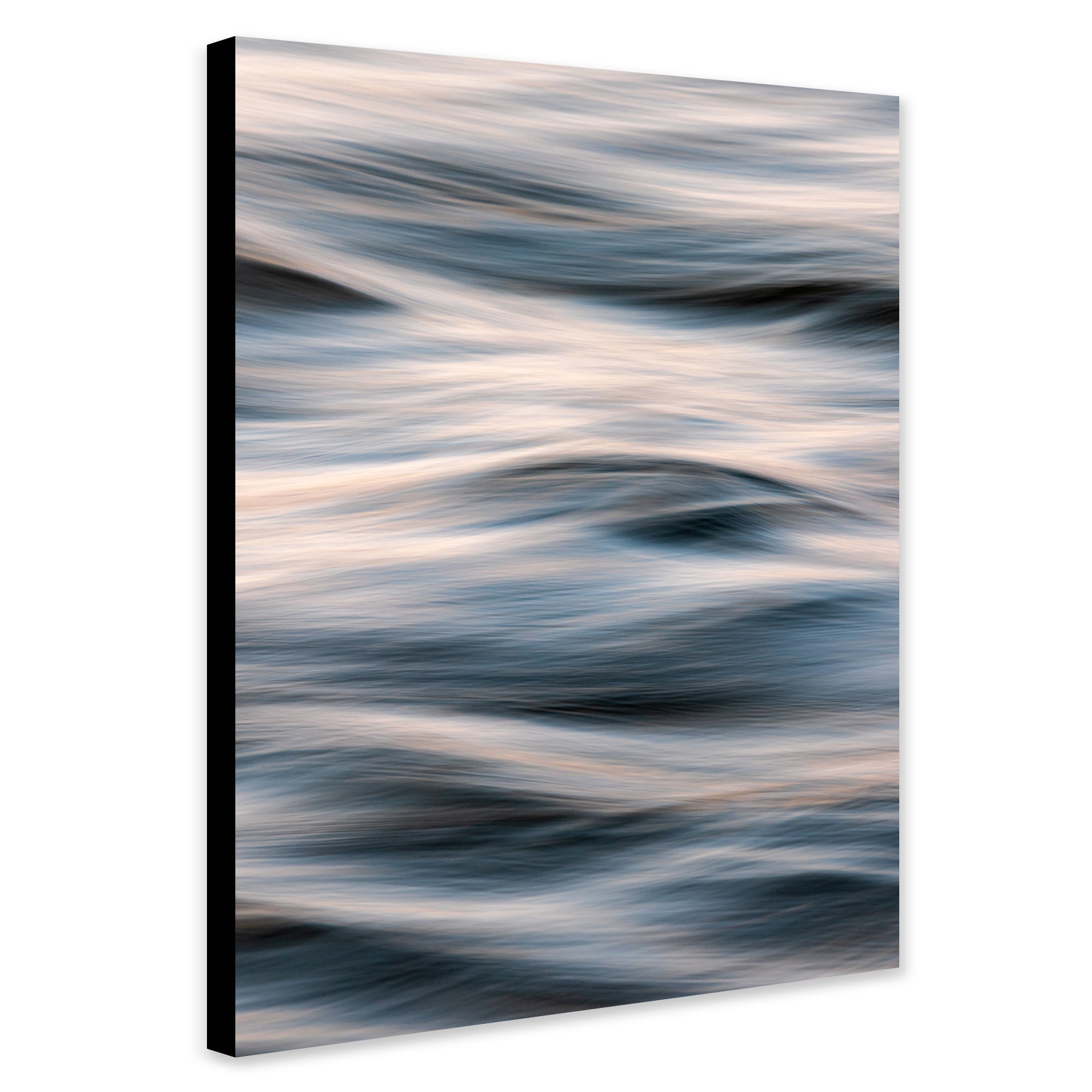 Moving Waves - Ocean Wall Art - Canvas Wall Art Framed Print - Various Sizes
