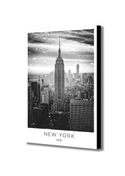 New York City - USA - Canvas Wall Art Framed Print - Various Sizes