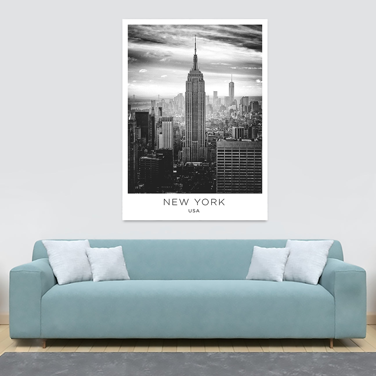 New York City - USA - Canvas Wall Art Framed Print - Various Sizes