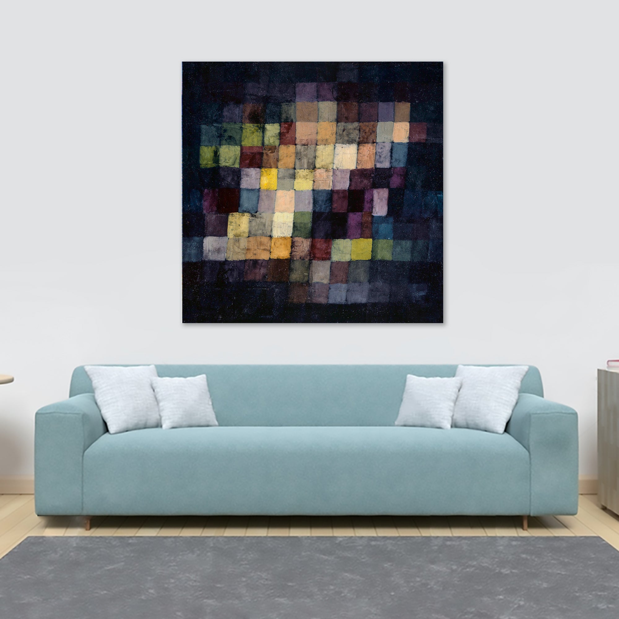 Old Sound by Paul Klee - Canvas Framed Wall Art Print - Various Sizes