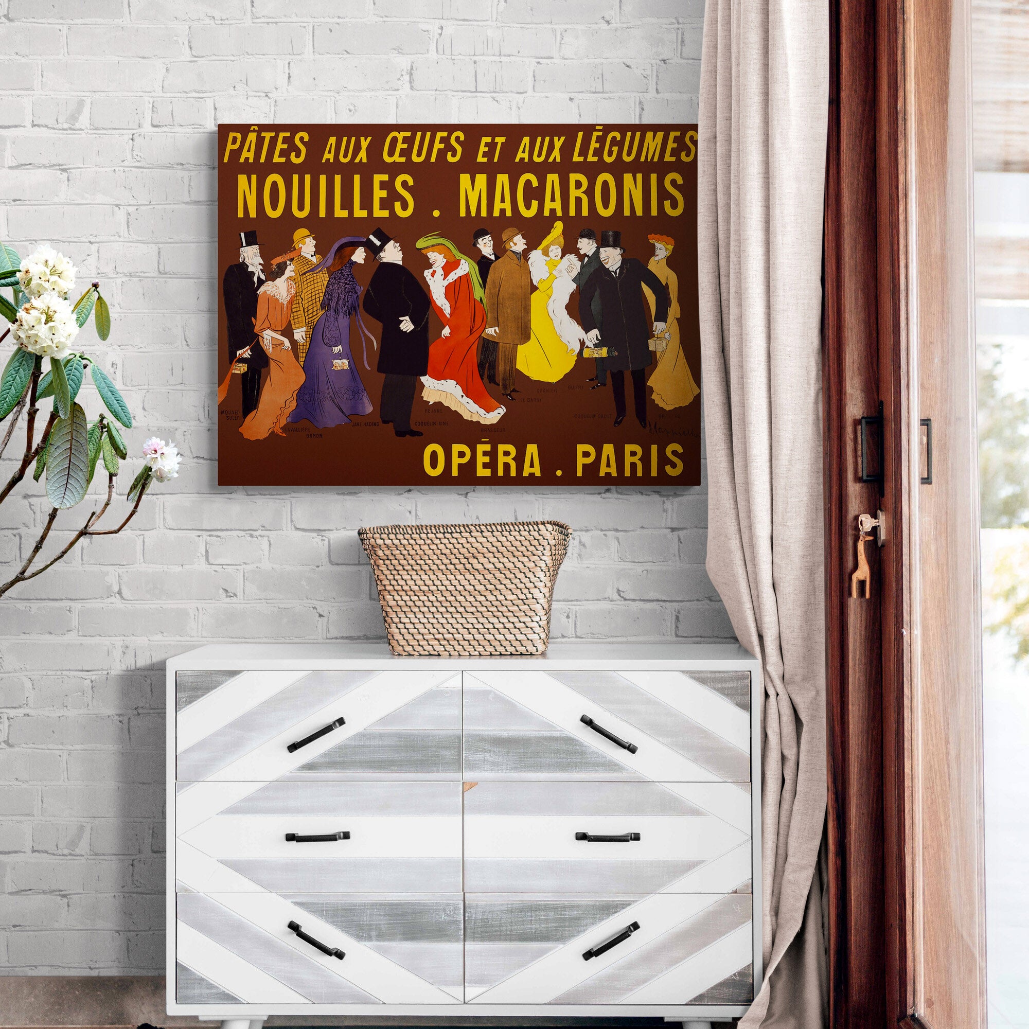 Opera - Paris - French Vintage Wall Art (1901) by Leonetto Cappiello - Canvas Wall Art Framed Print - Various Sizes