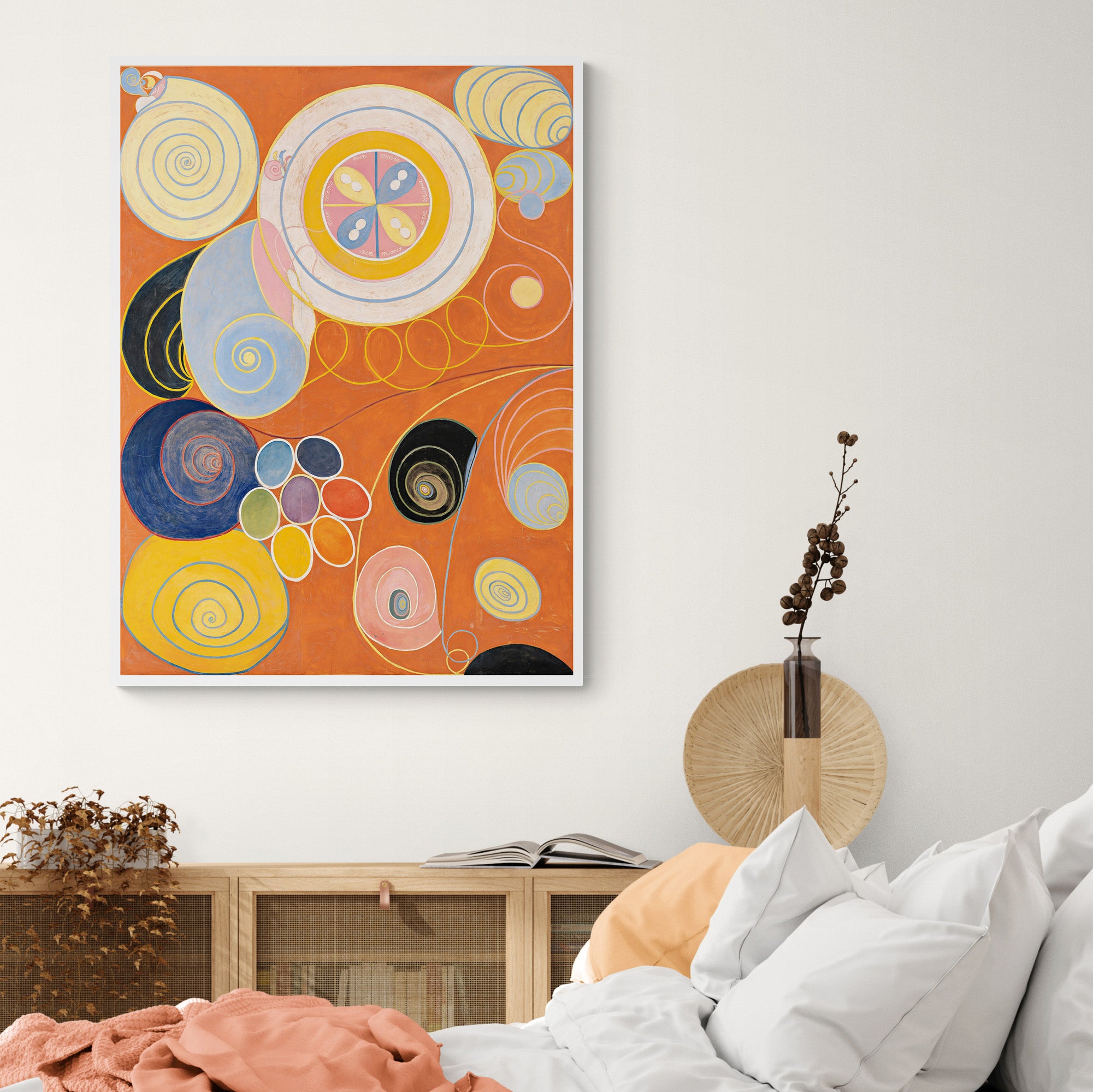 The Ten Largest - No.3 - Youth Abstract Art By Hilma AF Klint - Canvas Wall Art Framed Print - Various Sizes