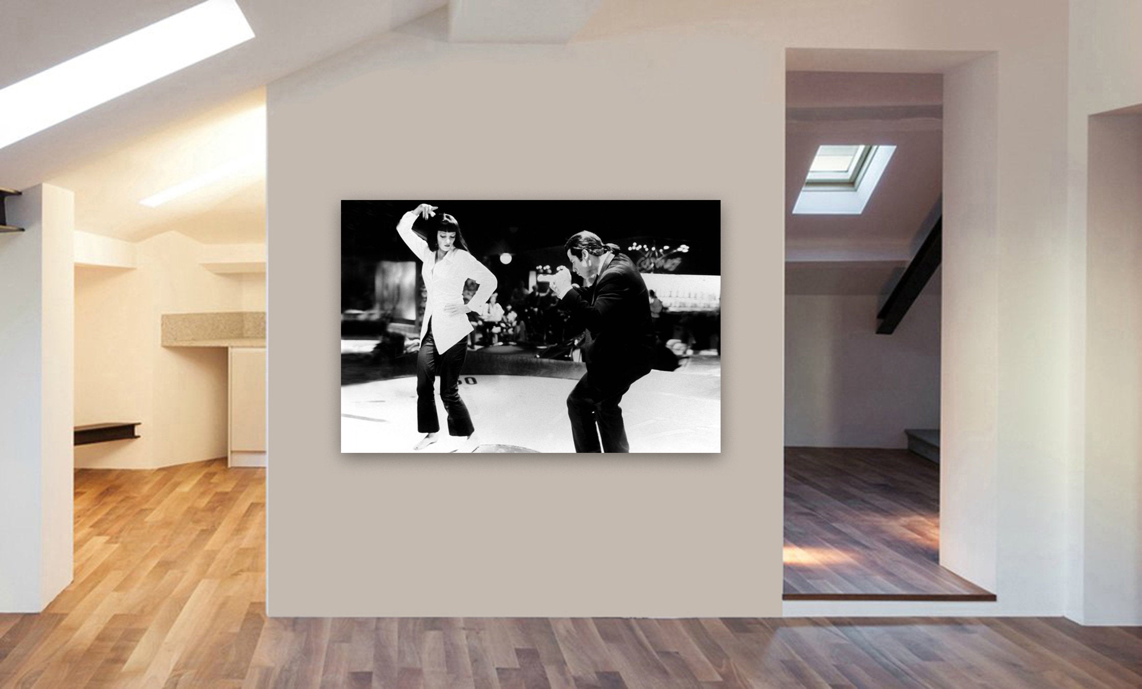 Pulp Fiction - Dance Twist Contest - Canvas Wall Art Print. Various Sizes