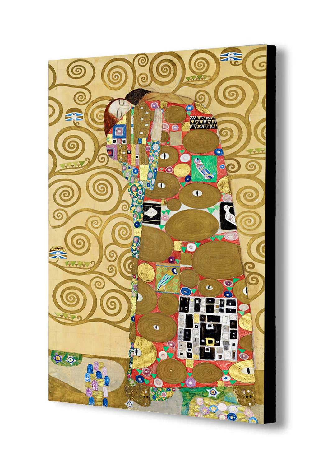 Fulfillment by Gustav Klimt - Canvas Wall Art Print - Various Sizes