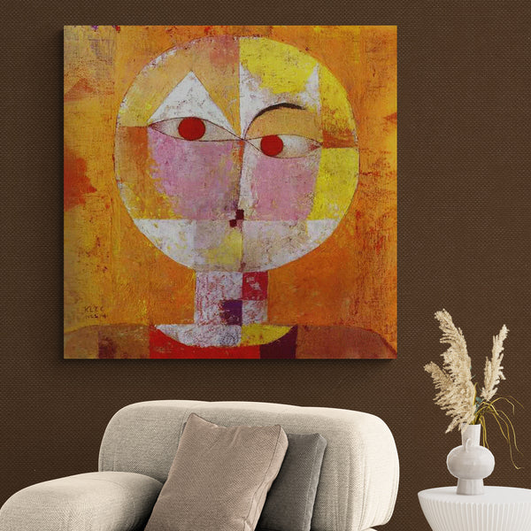 Scenecio - Abstract Wall Art by Paul Klee 1922 - Canvas Framed Wall Art Print - Various Sizes