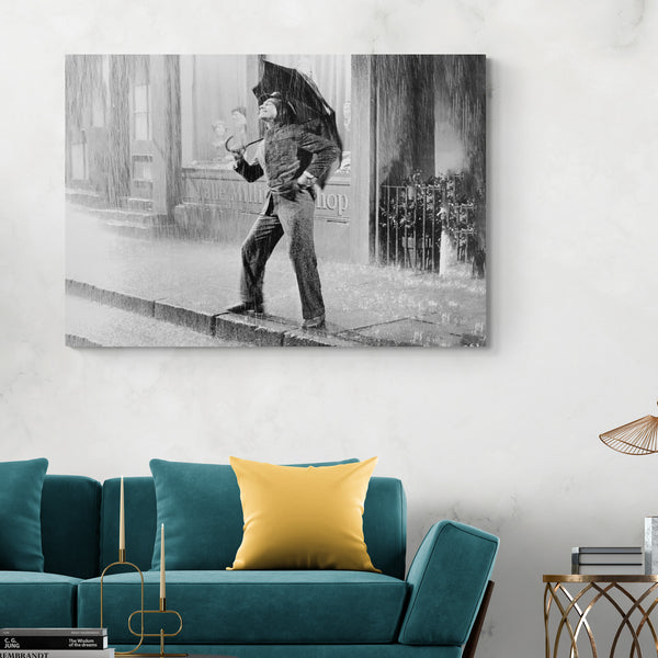 Gene Kelly - Singin' in the Rain - Movie Wall Art - Canvas Wall Art Framed Print - Various Sizes