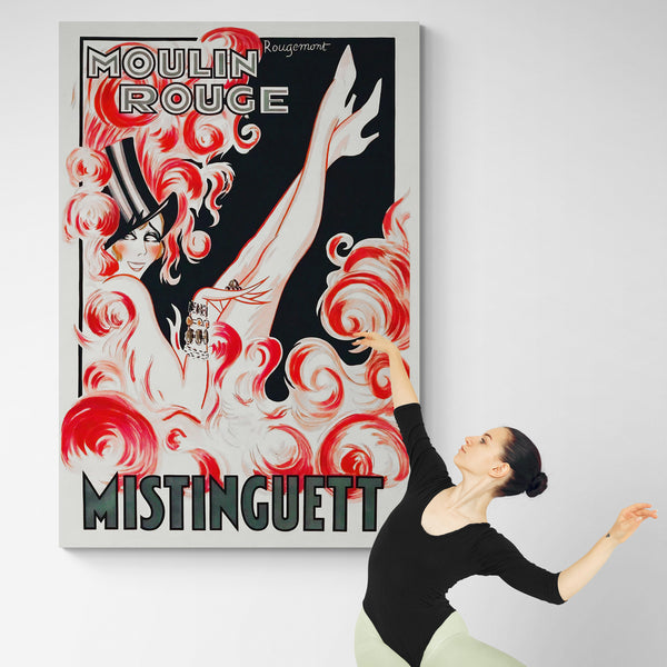 Loie Fuller - Moulin Rouge - Vintage Posters - Dance Print - 3 Piece Wall Art - Canvas Wall Art Framed Prints - Various Sizes
