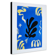 Henri Matisse - Composition On Blue - Abstract Wall Art - Canvas Wall Art Framed Print - Various Sizes