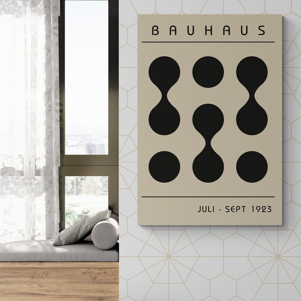 Bauhaus Wall Décor - Abstract Wall Art - Modern Prints - Set of 3 Prints - Canvas Wall Art Framed Prints - Various Sizes