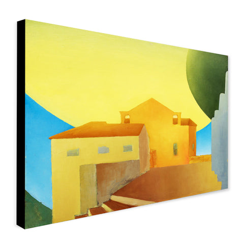 L'Annoueide Landscape Art Deco Wall Art by Torsten Jovinge - Canvas Wall Art Framed Print - Various Sizes