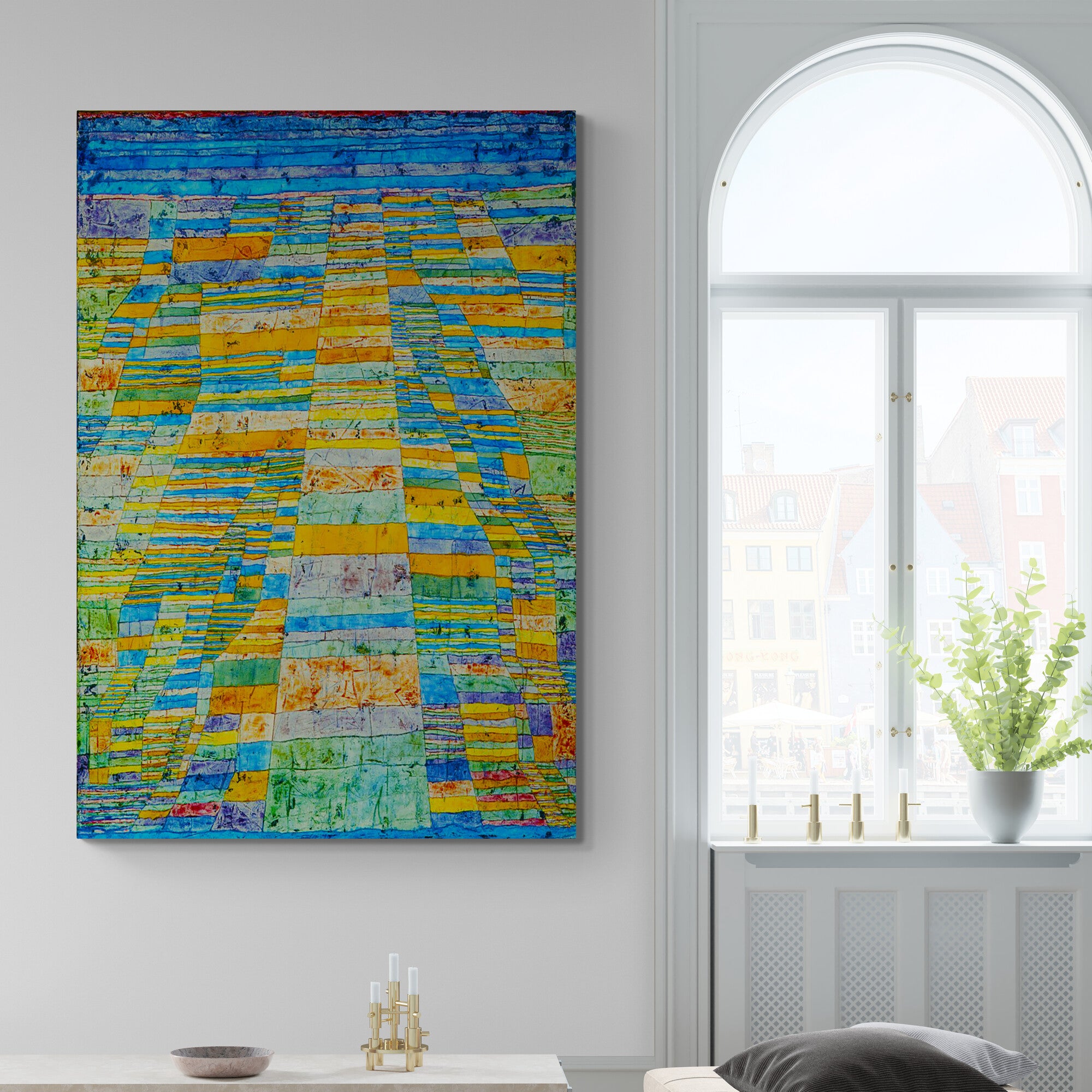 Paul Klee - Abstract Wall Art - Set of 3 Prints - Bedroom Wall Art - Gift Idea - Canvas Wall Art Framed Prints - Various Sizes