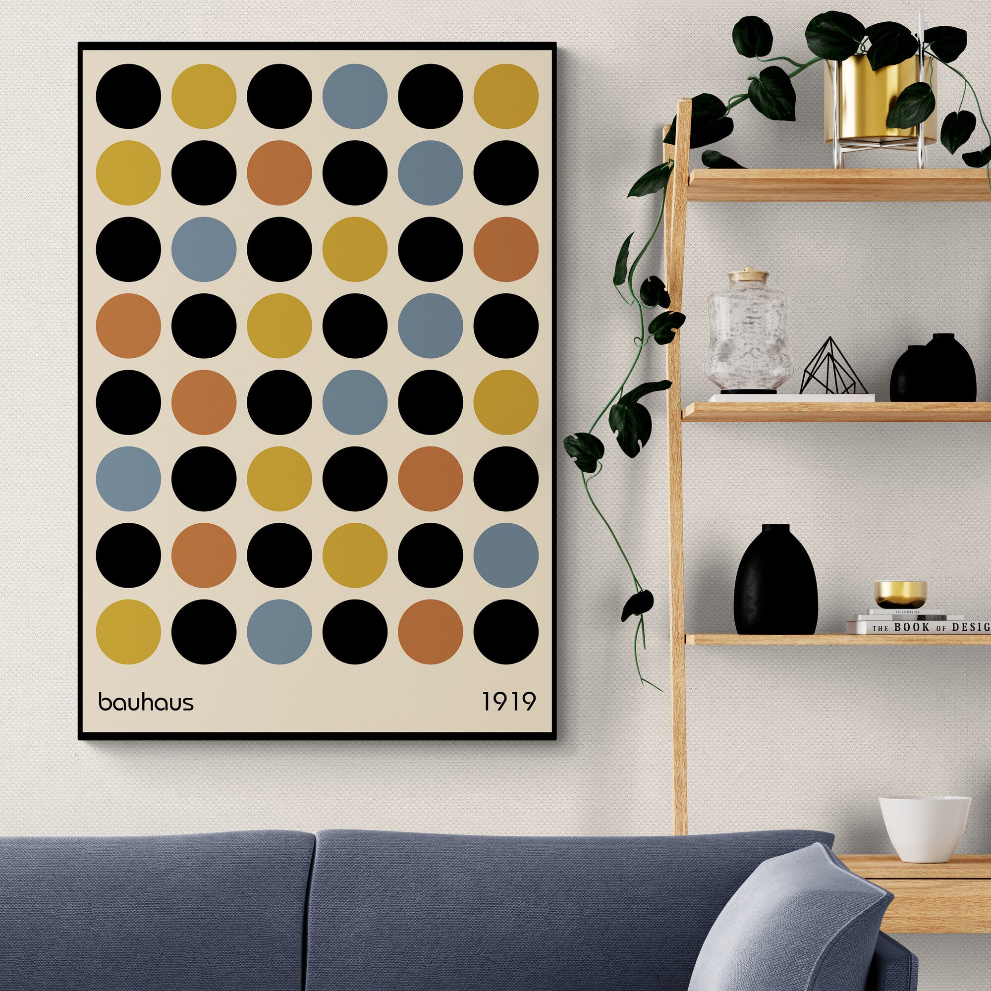 Bauhaus Wall Art - Bauhaus Print - Exhibition Poster - Set of 3 Prints - Canvas Wall Art Framed Prints - Various Sizes