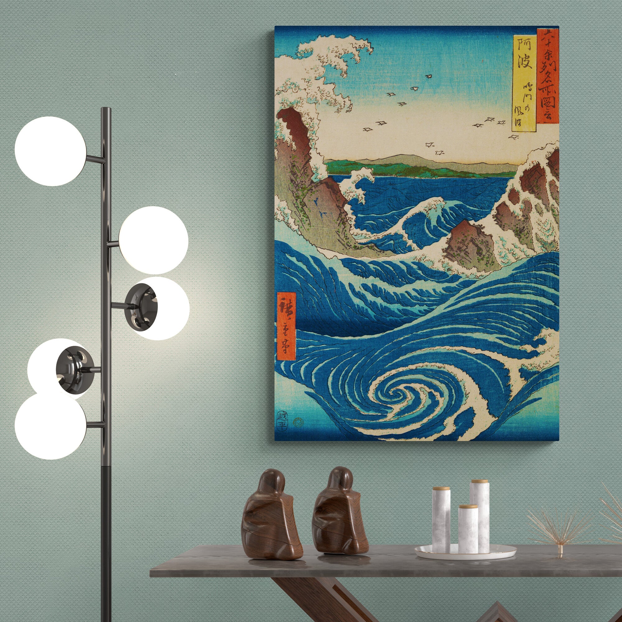 Utagawa Hiroshige - Japanese Wall Art - Landscapes Paintings - Set of 3 Prints - Canvas Wall Art Framed Prints - Various Sizes