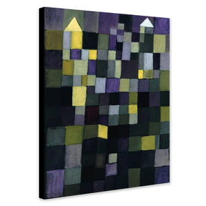 Architecture - Abstract Art by Paul Klee 1923 - Canvas Wall Art Framed Print - Various Sizes