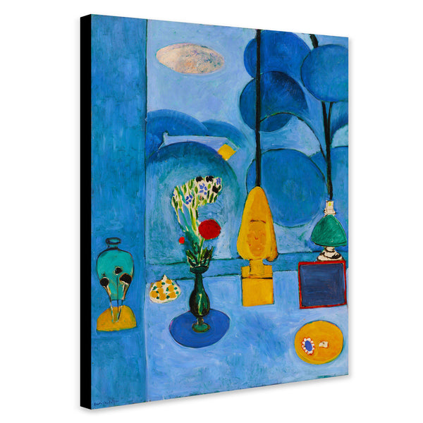 The Blue Window - Abstract Wall Art by Henri Matisse 1913 - Canvas Wall Art Framed Print - Various Sizes