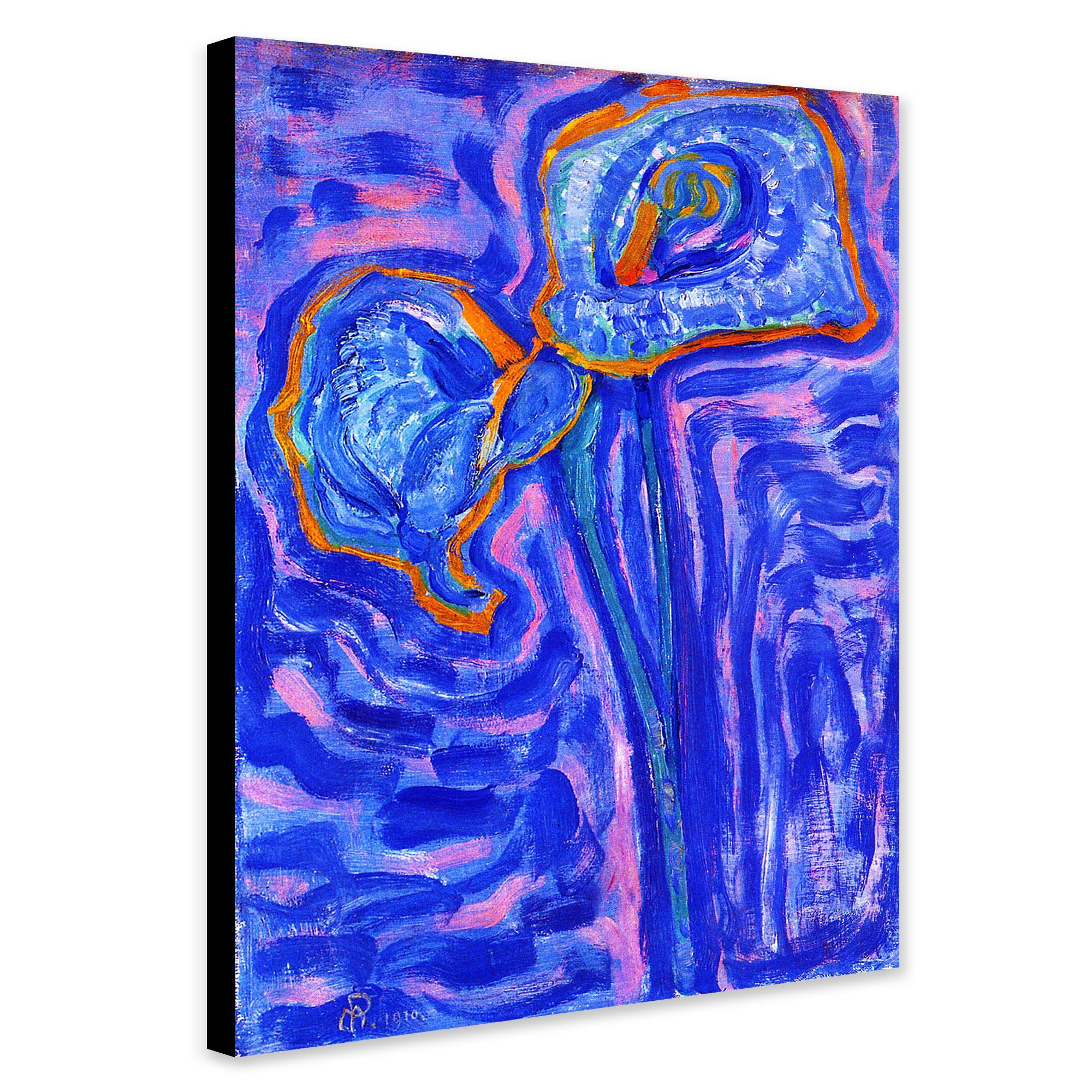 Sun - Flower Painting by Piet Mondrian - Wall Art - Canvas Wall Art Framed Print - Various Sizes