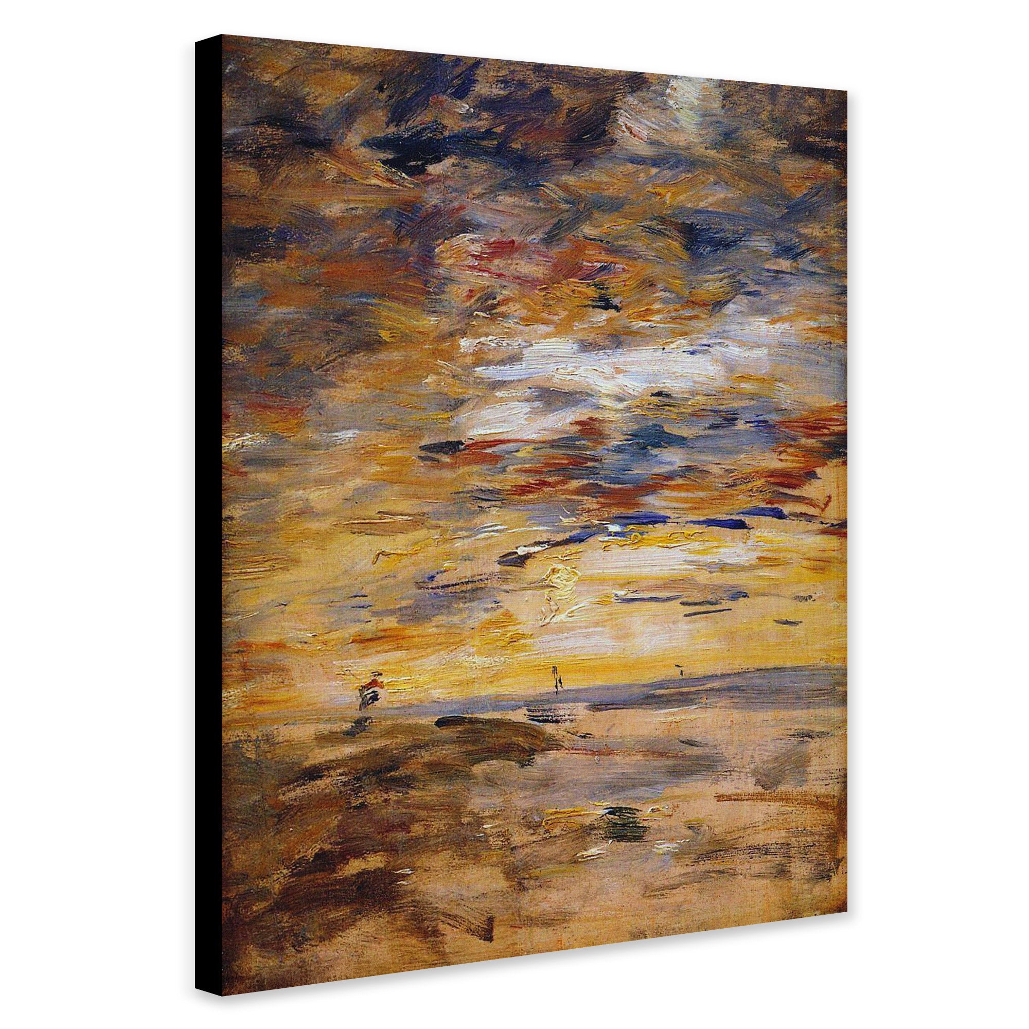 Sky at Sunset by Eugene Louis Boudin Wall Art - Canvas Wall Art Framed  Print - Various Sizes