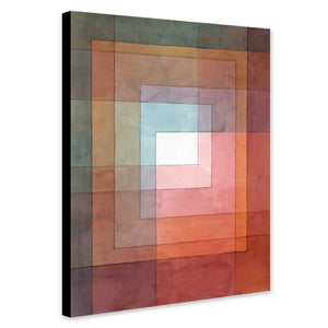 Polyphonically Abstract Art by Paul Klee 1930 - Canvas Wall Art Framed Print - Various Sizes