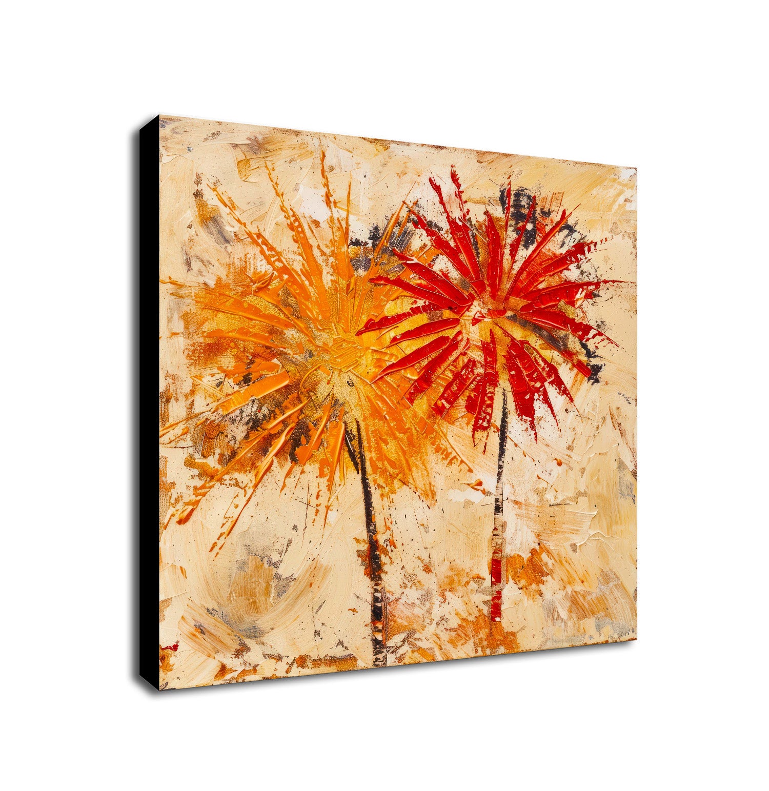 Fireworks - Abstract Wall Art - Framed Canvas Wall Art Print - Various Sizes