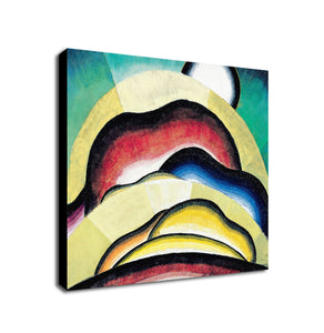 Sunrise - Abstract Art by Arthur Dove - Framed Canvas Wall Art Print - Various Sizes