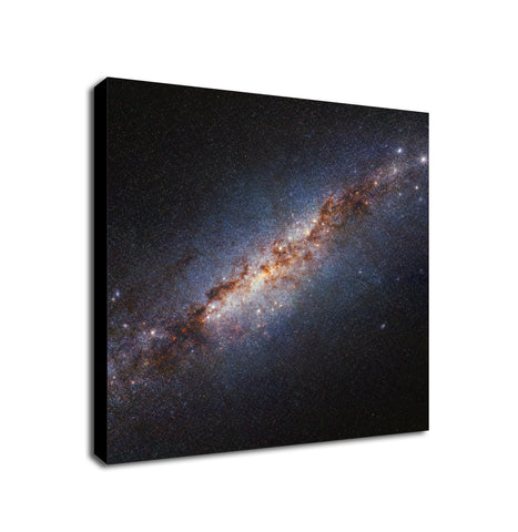 NASA - Messier 82 Galaxy (NIRCam Image) James Webb Telescope - Framed Canvas Wall Art Print - Various Sizes
