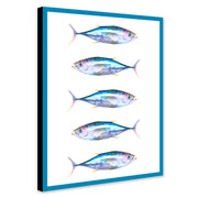 Tuna Fish - Kitchen Wall Art - Canvas Wall Art Framed Print - Various Sizes